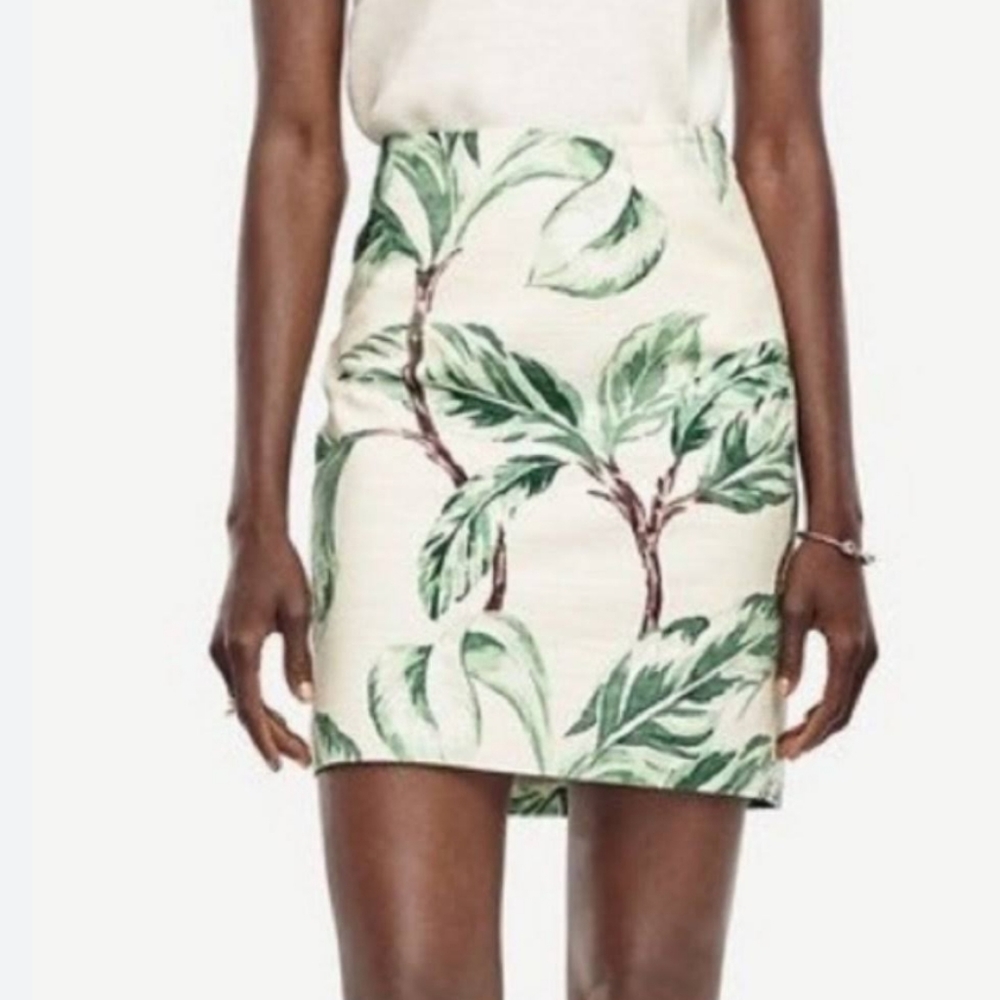Ann Taylor Tropical Print Skirt